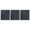48 Piece Storage Bin Kit with Wall Panels Blue and Black