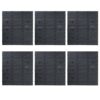 96 Piece Storage Bin Kit with Wall Panels Red and Black
