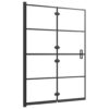 Folding Shower Enclosure ESG 100x140 cm Black