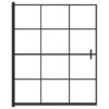 Shower Enclosure ESG 116x140 cm Black