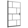 Shower Enclosure ESG 80x140 cm Black