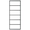 Sliding Door ESG Glass and Aluminium 76x205 cm Black