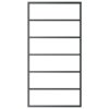 Sliding Door ESG Glass and Aluminium 102x205 cm Black
