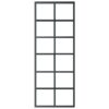 Sliding Door ESG Glass and Aluminium 76x205 cm Black