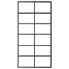 Sliding Door ESG Glass and Aluminium 102x205 cm Black