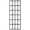 Sliding Door ESG Glass and Aluminium 76x205 cm Black