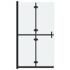 Foldable Walk-in Shower Wall Frosted ESG Glass 70x190 cm