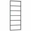 Sliding Door with Hardware Set ESG Glass & Aluminium 76x205 cm