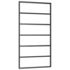 Sliding Door with Hardware Set ESG Glass & Aluminium 102x205 cm