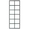 Sliding Door with Hardware Set ESG Glass & Aluminium 76x205 cm