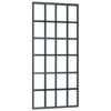 Sliding Door with Hardware Set ESG Glass & Aluminium 90x205 cm