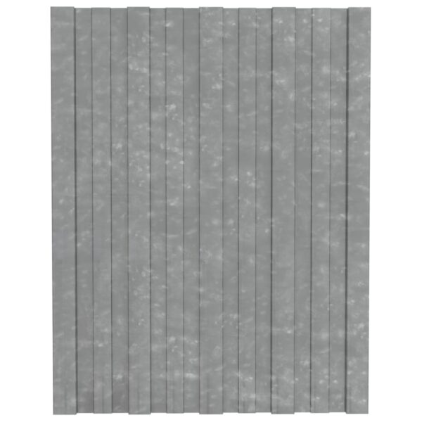 Roof Panels 36 pcs Galvanised Steel Silver 60x45 cm
