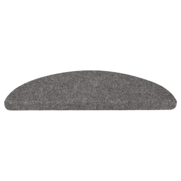 Stair Mats Self-adhesive 15 pcs 56x17x3 cm Grey