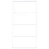 Sliding Door ESG Glass and Aluminium 102.5x205 cm White