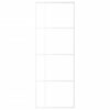 Sliding Door ESG Glass and Aluminium 76x205 cm White