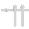Mini Sliding Cabinet Door Kit Carbon Steel White 200 cm