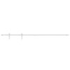 Mini Sliding Cabinet Door Kit Carbon Steel White 200 cm