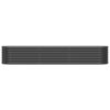 Garden Raised Bed Powder-coated Steel 224x40x36 cm Anthracite