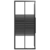 Stripe Shower Cabin ESG 90x70x180 cm Black