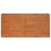Garden Raised Bed Rusty 160x40x77 cm Corten Steel