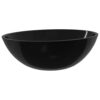 Basin Glass 50x37x14 cm Black