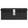 Storage Box Black 50x15x20.5 Aluminium