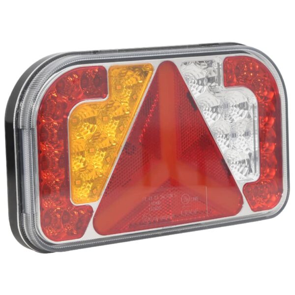 Trailer Lights 2 pcs Red 24x5x14.5 cm 12V LED Bulb