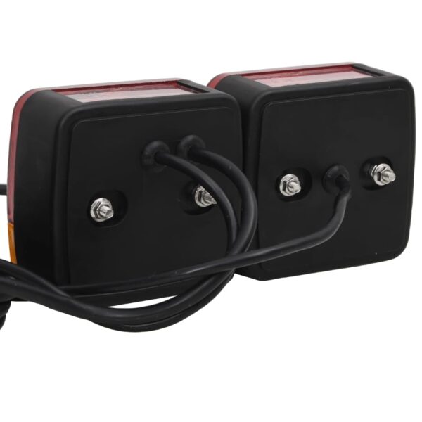 Trailer Lights 2 pcs Red 10.5x5x9.5 cm 12V Classic Bulb