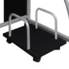 Computer Desk Black 110x52x88.5 cm Engineered Wood