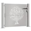 Garden Gate 105x105 cm Corten Steel Tree Design