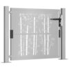 Garden Gate 105x105 cm Corten Steel Bamboo Design