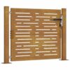 Garden Gate 105x105 cm Corten Steel Square Design
