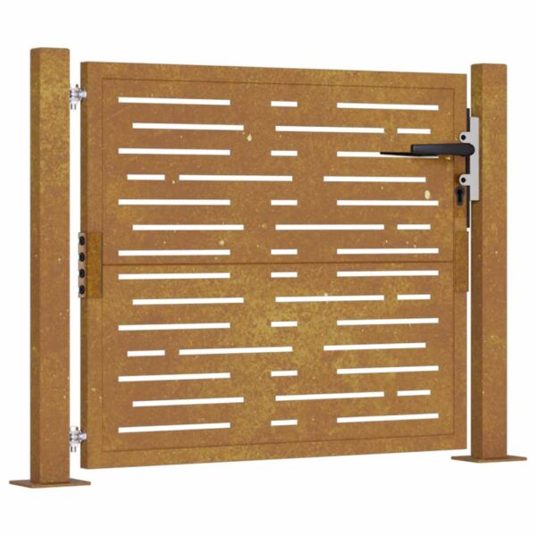 Garden Gate 105x105 cm Corten Steel Square Design
