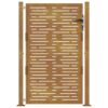 Garden Gate 105x155 cm Corten Steel Square Design