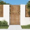 Garden Gate 105x180 cm Corten Steel Square Design