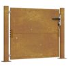 Garden Gate 105x80 cm Corten Steel
