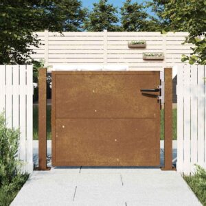 Garden Gate 105x80 cm Corten Steel