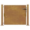 Garden Gate 105x105 cm Corten Steel