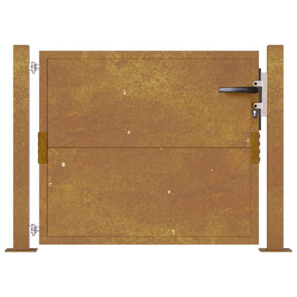 Garden Gate 105x105 cm Corten Steel