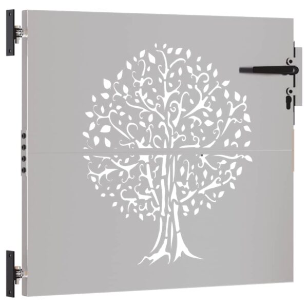 Garden Gate 85x75 cm Corten Steel Tree Design