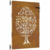 Garden Gate 85x125 cm Corten Steel Tree Design