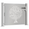 Garden Gate 105x105 cm Corten Steel Tree Design