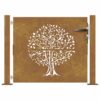 Garden Gate 105x105 cm Corten Steel Tree Design