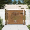 Garden Gate 105x105 cm Corten Steel Tree Design
