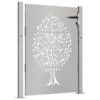 Garden Gate 105x130 cm Corten Steel Tree Design