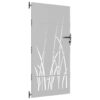 Garden Gate 85x175 cm Corten Steel Grass Design