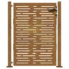 Garden Gate 105x155 cm Corten Steel Bamboo Design