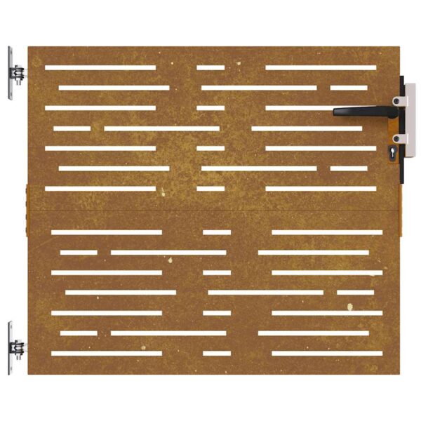Garden Gate 85x100 cm Corten Steel Square Design