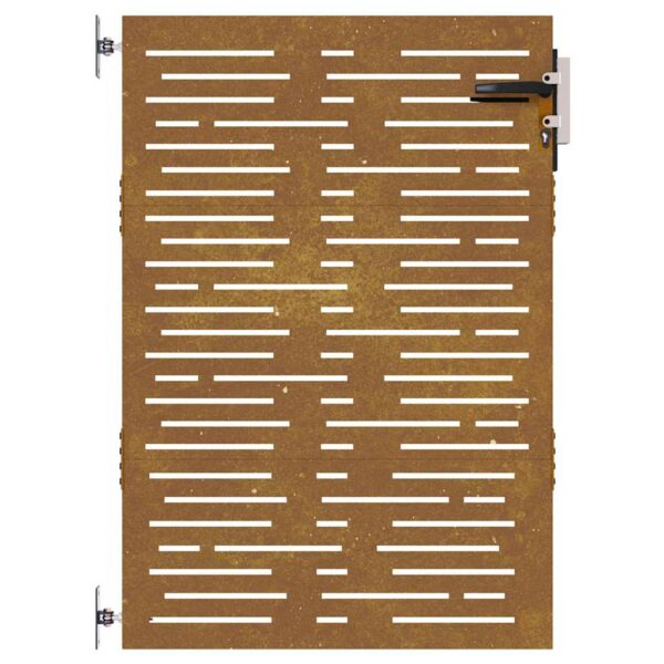 Garden Gate 85x150 cm Corten Steel Square Design