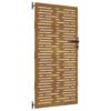 Garden Gate 85x200 cm Corten Steel Square Design